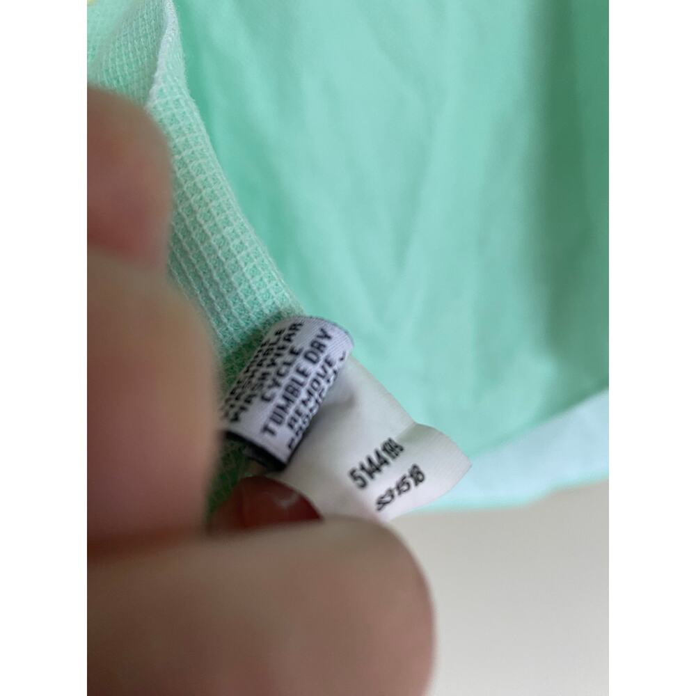 EUC cotton long sleeve green Sid Mashburn button down size large - Picture 4 of 5